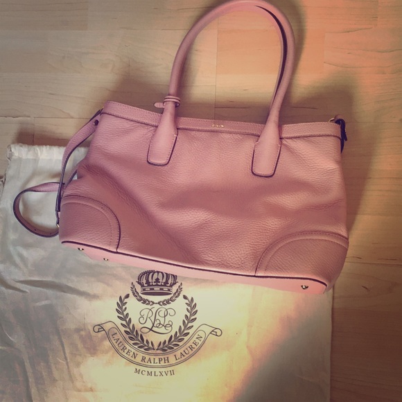 pink ralph lauren purse